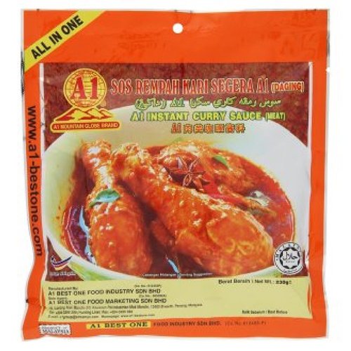 A1 Instant Curry Sauce 230g (Meat, 1 Pack)