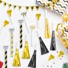 Demonwer 48 Pcs New Year Noisemaker Party Blowers Horns Noisemakers Set Musical Paper Noisemakers Glitter Fringed Metal Blowouts Colorful Noisemakers Whistles for New Years Eve Party Supplies