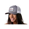 HAKA Chicago Flag Hat – Chicago Trucker Hat for Men & Women, Adjustable Baseball Cap, Mesh Snapback, Outdoor Golf Hat - Gray & White