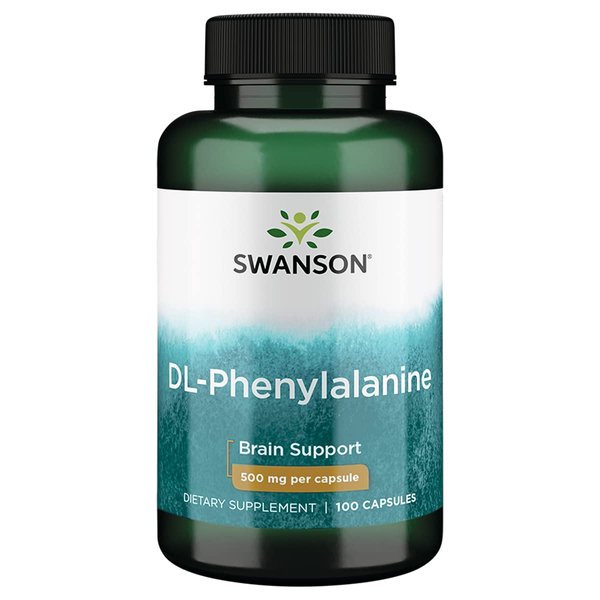 Swanson Amino Acid Dl-Phenylalanine 500 Milligrams 100 Capsules