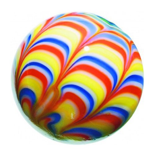 25mm Handmade Art Glass Marbles w/Stands - Rialto, Razzmatazz