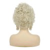 Dai Cloud Blonde Curly Wigs for Women Platinum Gold Synthetic Hair Ladies Halloween Party Cosplay Dress 18th Costume Wig