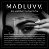 MADLUVV Brow Stamp Refill* - Color Stamp for Brows & Root Touch Up for Women & Men, Instantly Conceal Hair Loss, Grey Hair, Thinning Hair with Stain-Proof/Smudge-Proof Powder Formula (Dark Brown)