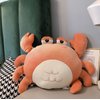 JOSON 16 inch Crab Plush Stuffed Animal, Super Soft Crab Plush Pillow, Children's Crab Toy, Birthday Gift for Boys and Girls