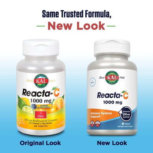 KAL Reacta-c with Bioflavonoids Tablets, 60 Count