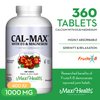 Maxi Health Calcium Magnesium Supplement with Vitamin D3 and Boron - Kosher Bone Health & Nighttime Formula, Calcium Citrate CalMag & Vitamin D (360 Tablets)