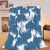 Dolphin Blanket Warm Soft Cozy Dolphin Throw Blanket Gifts for Women Girls Boys Super Plush Fluffy Dolphin Stuff Fleece Flannel Gifts Blankets for Kids Adults 50"X40"