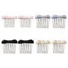 2 Pcs Black Ribbon Bowtie Hair Comb Sweet Ballet Bowknot Hairpin Hair Styling Comb Hair Pin For Side Hair Korean Headdress Bowknot Hair Accessories
