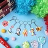 30 Pcs Circus Party Favors Circus Keychain Clown Animals Key Ring Carnival Theme Party Supplies Decorations