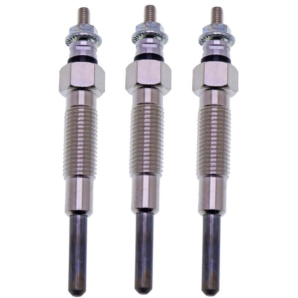 JEENDA 3PCS Glow Plug for Mahindra 2015 2216 2415 2516 2615 2816 3016 Max 24 HST Max 26 HST Max 25 HST