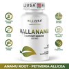 Hallusa Natural Anamu Root 450 mg - Petiveria Allicea - Anamu Capsules Organic - Immune System & Energy - 100 Capsules