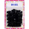 Tara Girls Super Cute Self Hinge Plastic Mulit Design Hair Barrettes Selection. 20 pc Bow shape (black).