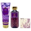 Bath & Body Works Sweet Whiskey Body Cream and Body Wash Bundle with a Lavender Dream Bar Soap - Full Size
