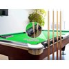 LFSEMINI Pool Cue Holder, 2/3/4-Cue Portable Pool Stick Holder for Table, Weighted & Durable Billiard Cue Holder, Mini Stick Holder for Pool Cues, Pool Cue Holder Claw(4 CUE Black)