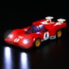 BrickBling LED Light Compatible with Lego Speed Champions Ferrari 76906 Toy Building Kit, Creative Lighting Compatible with Lego Race Cars Boys 76906 (Not Included The Model Set)