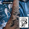 INKARTLINK Semi Permanent Tattoos, temporary tattoos for women, magical tattoos last 7-15 days, waterproof and non-reflective, unique design (Femme Fatale 2)
