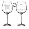 MIP Wine Glass Goblet Two Sided Good Day Bad Day Don't Even Ask Real Estate Agent Broker Realtor (20 oz Jumbo)