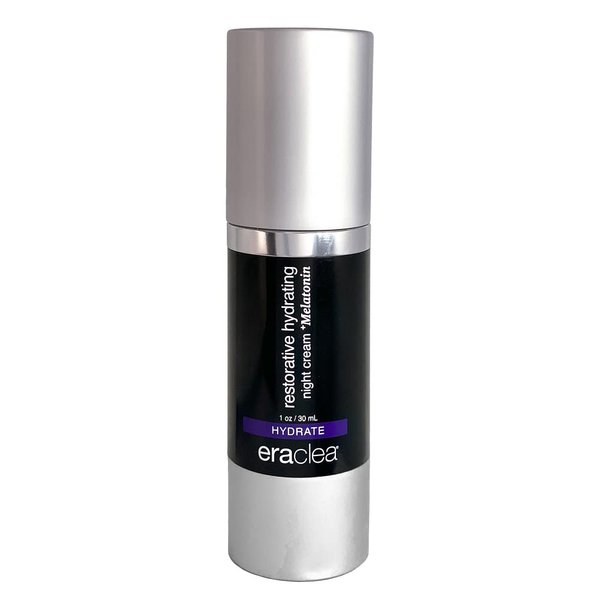 eraclea Hydrating Night Cream +Melatonin, Anti-Aging Night Cream with Hyaluronic Acid, Argireline, Peptides and Squalane. Improves Skin Radiance, Non-Greasy and Reduces Wrinkles (1.0 fl oz)