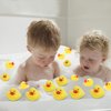 Rubber Duck Bath Toys 50PCS Mini Ducks Bulk for Kids Baby Shower Decorations Birthday Party Favors Gift Classroom Summer Beach Pool Activity Carnival Game