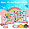 Mumaloo Craft Box for Kids - 10 Creative Arts and Crafts for Kids Ages 4-8, No Mess Educational Preschool Art Projects, Toddler Crafts Kit Supplies Christmas Gift for 3 4 5 6 7 8 Year Old Girls & Boys