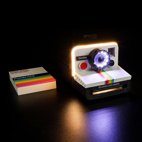 Lightailing Light for Lego- 21345 Polaroid OneStep SX-70 Camera - Led Lighting Kit Compatible with Lego Building Blocks Model - NOT Included The Model Set