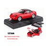 Mzexoma Mazda Miata MX5 Toy Car 1/32 Diecast Model Cars, Car Toys for Kids Age 4-7 Miata Gift for Boys Girls,Pull Back rc Sports car with Lighting & Sound (Red)