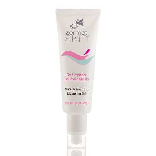 Zermat, Face Cleanser Gel, Skin, Micellar Foaming, Deep Cleansing and Hydration, 4.23 Oz.
