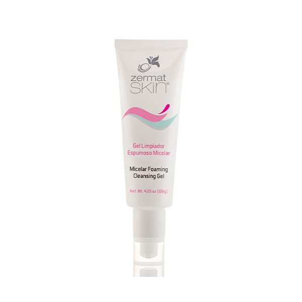 Zermat, Face Cleanser Gel, Skin, Micellar Foaming, Deep Cleansing and Hydration, 4.23 Oz.