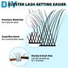 MH Lash Clusters Cluster Eyelash Extensions Individual Cluster Lashes Super Soft Wispy Eyelash Clusters Reusable 7 Times, Easy DIY Lashes at Home (Sleep Baby Ultra-thin, 8-18mm, 168PCS)