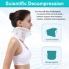 TANDCF Cervical Neck Brace Collar with Chin Support for Stiff Relief Cervical Collar Correct Neck Support Pain Bone Care Health(Size S)