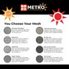 Metro Screenworks Custom Window Screens Fully Assembled and Ready to Install - Window Screen Replacement for House, (White) Pre-Framed Mesh Replacement Window Screens, Home, Patio, & More