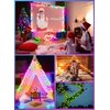 Minetom Fairy Lights Color Changing - 33 FT 100 LED String Lights with Remote, 11 Modes USB Powered Pastel Easter Lights Indoor, Waterproof Twinkle Lights for Bedroom Classroom St. Patrick Party