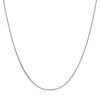 Gacimy Sterling Silver Chain Necklace for Women, 0.8mm Thin 925 Sterling Silver Box Chain for Women Girls, 18" Length