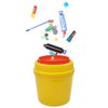 4-Pack Sharps Container（1/2 Quart),Small Sharp Needle Disposal Containers,Biohazard Medical Containers Sharps Box for Home and Travel Use
