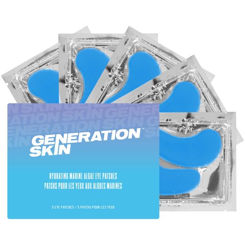 Generation Skin Eye Patches for Dark Circles and Puffiness, Under Eye Mask with Hyaluronic Acid and Marine Algae, Vegan and Cruelty-Free Under Eye Patches, Marine Algae Eye Masks, 5-Pack