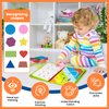 Zaztytoy Busy Board Book Montessori Toy for Toddlers 1-4, Educational Sensory Busy Book, Travel-Friendly Educational Activities Toy for Learning Fine Motor Skills, Boy & Girl Christmas Birthday Gifts