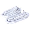 Trisonic 25 FT White Telephone Handset Cord, Standard