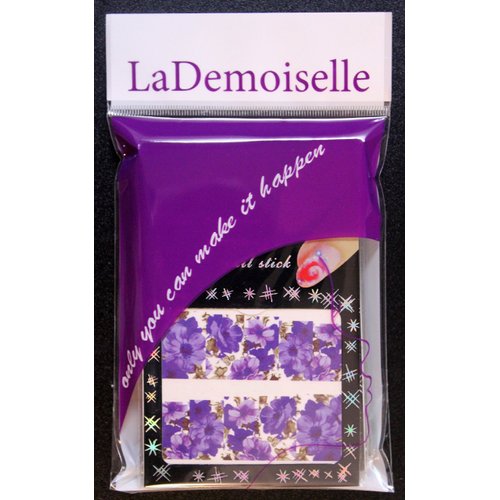 Nail Art Water Slide Tattoo Decals Full-Cover Flowers