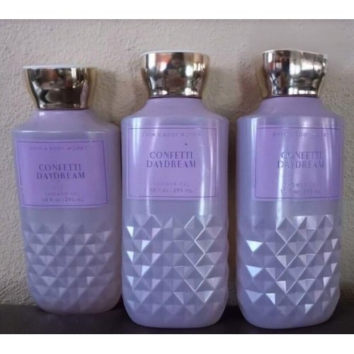 3 Confetti Daydream shower gels bath body wash 10 oz
