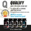 Qualify French Vanilla Whey Protein Powder Shake, Vanilla Protein Powder Post Workout Recovery Drink, Gluten Free, Sugar Free, Highly Kosher, 25g Protein, 5.5g BCAA, 1.65lb