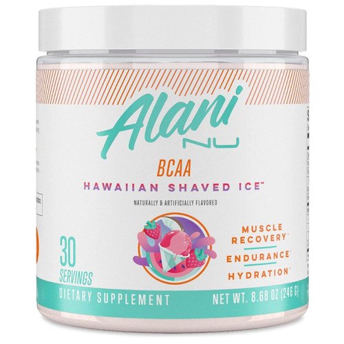 Alani Nu BCAA Hawaiian Shaved Ice | Branch Chain Essential Amino Acids | 2:1:1 Formula | Supplement Powder | Muscle Recovery Vitamins for Post-Workout | 30 Servings