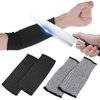 Aster 2Pairs Arm Protection Sleeves Cut Resistant Sleeves Level 5 Protective Arm Sleeves Heat Resistant Sleeves Protectors for Thin Skin Bruising Men Women