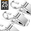 Teenitor 25 Pack Curtain Clips, Stainless Steel Clip Hooks Clips for Hanging Christmas Light Clips Hanging Hooks Clips for Camper Awning Light Photos