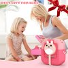 Instant Print Camera for Kids,Christmas Birthday Gifts Toy for Girls HD Video Camera for Kids，Kids Instant Print Camera Portable Toy 3 4 5 6 7 8 9 Year Old Child with 32GB Card-Pink