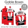 Big Dot of Happiness Ta-Da, Magic Show - Treat Box Party Favors - Magical Birthday Party Goodie Gable Boxes - Set of 12