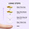 Creaglam Nail Foil Glue Gel: Nail Art Foil Glue Gel for Foil Stickers Nail Glue Foil Transfer Gel - 15ML Gel Nail Foil Transfer Glue Nail Art Manicure DIY Enthusiasts - Required LED Lamp Soak Off