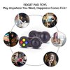 Mini Fidget Button Controller Pad Toys for Kid Adults with Anxiety and Autism (Black & Mix)