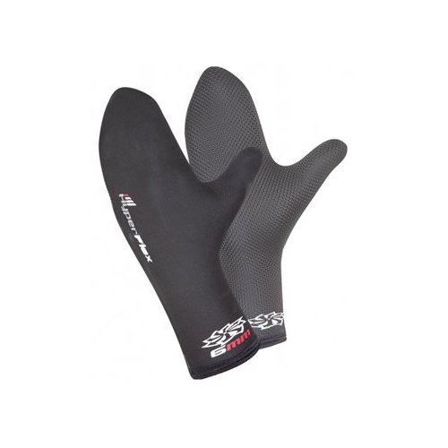 Hyperflex 7mm Cold Water Mitts Mesh Skin 'Oven Mitt' Scuba Diving Gloves, XL
