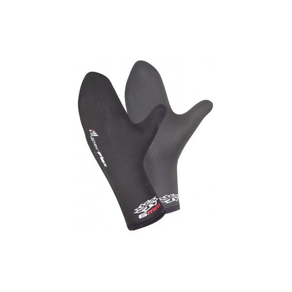 Hyperflex 7mm Cold Water Mitts Mesh Skin 'Oven Mitt' Scuba Diving Gloves, XL