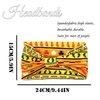 SAWINDA Boho Headbands for Women Wide African Headband Elastic Yoga Turban Hair Scarfs Workout Printed Hair Accessories for Women and Girls (Pack of 4)